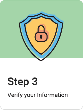 verify your information